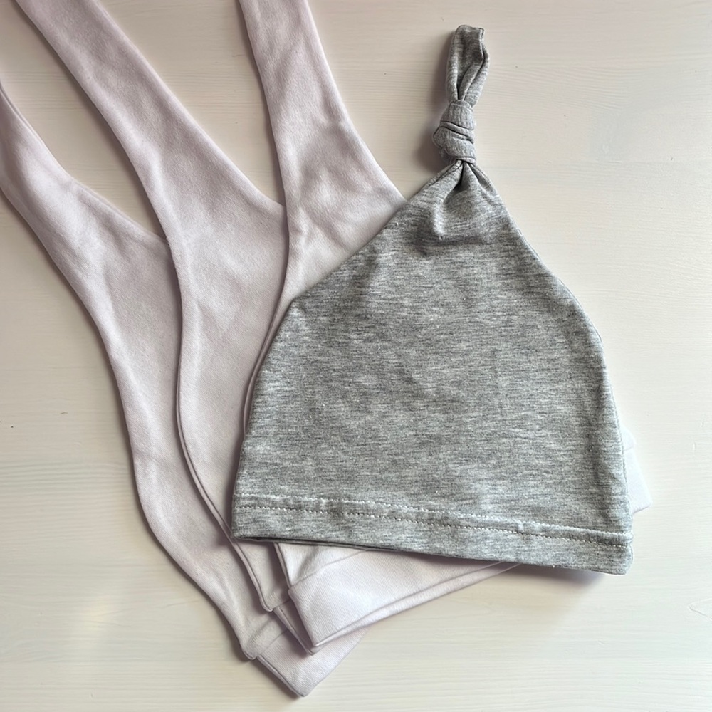 Top Knot Baby Caps